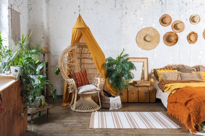 Konsep desain interior boho